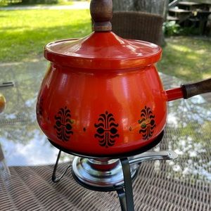 Retro, 70s fondue pot.